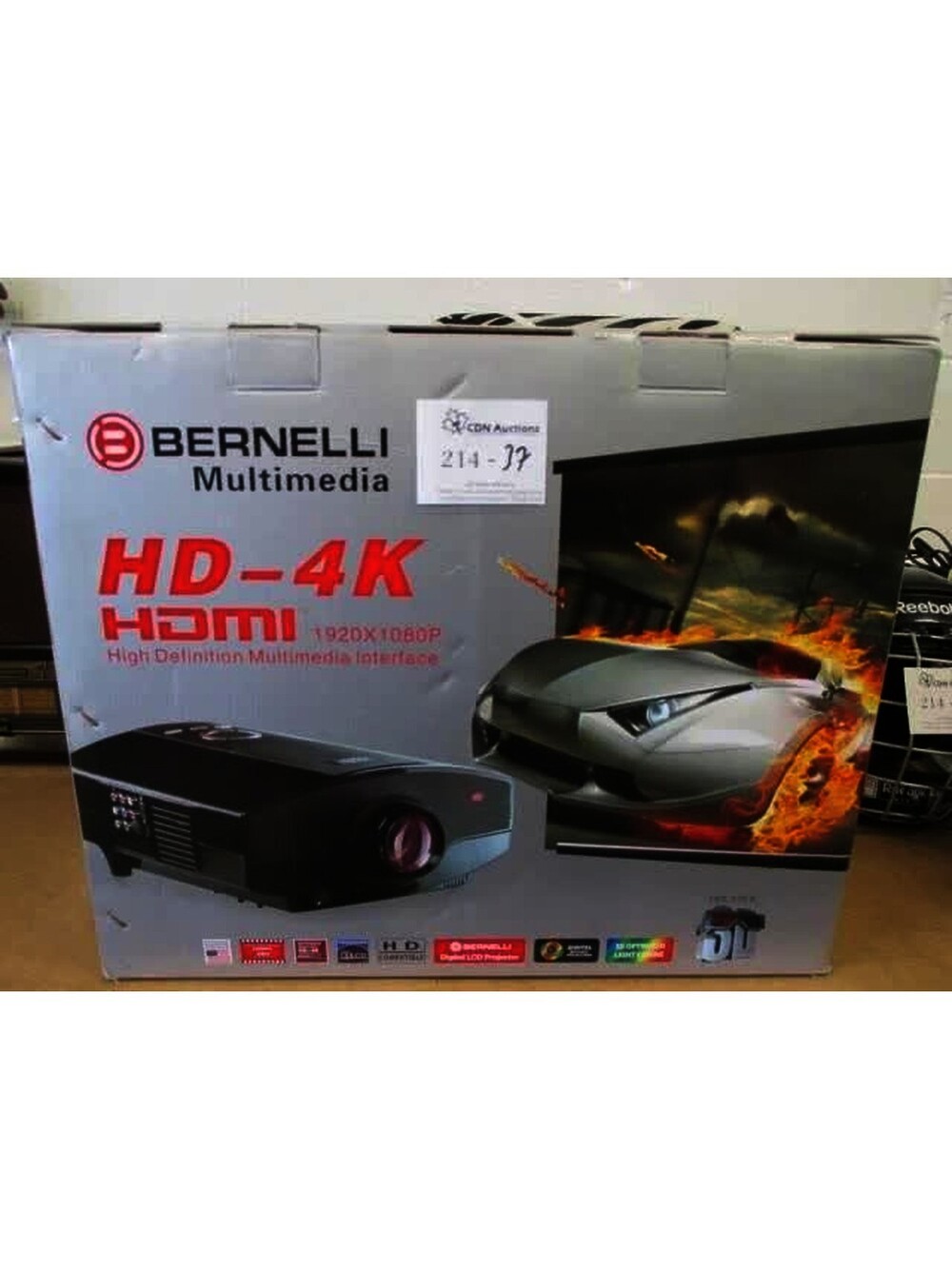 Bernelli Cinema HD 4K LCD Projector